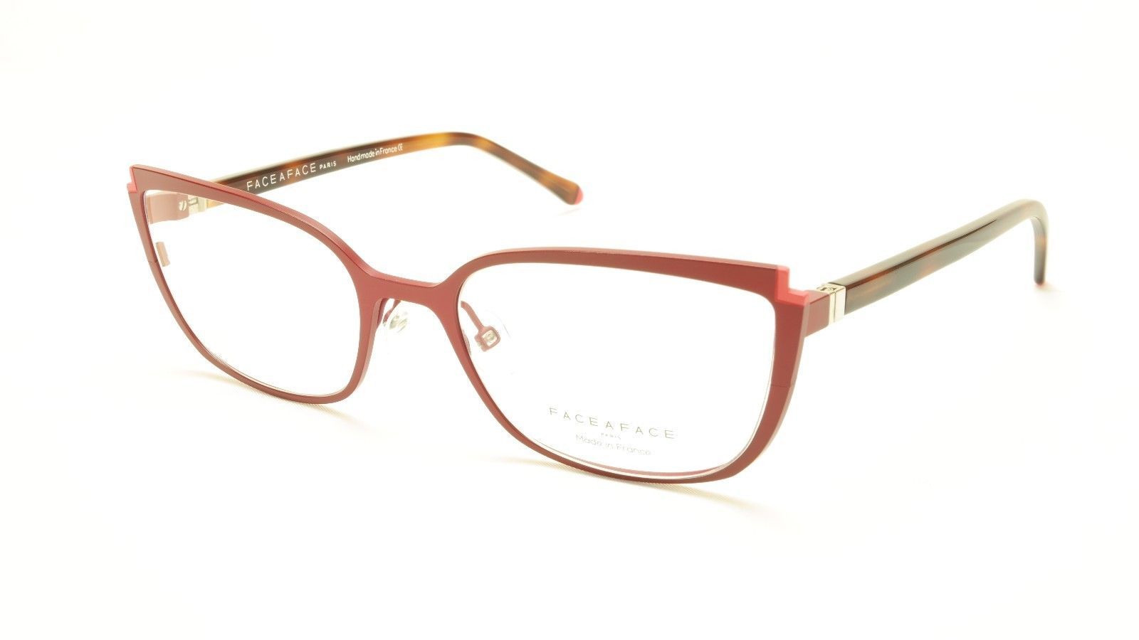 Face A Face Books 1 Col. 9641 Eyeglasses France Made 53-19-135 Authentic  - $430.02
