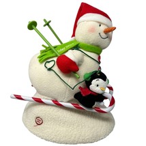 Hallmark Jingle Pals Swhooshin Duo 2012 Snowman Penguin Musical Plush Wo... - $19.75