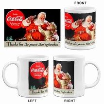 Pause That Refreshes - Coca-Cola Santa - 1938 - Promotional Advertising Mug - $23.99+