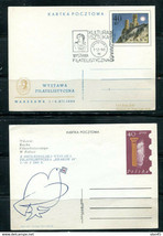 Poland 2 PS cards Special cancel  Phil Exhibition 1968  11544 - £4.73 GBP