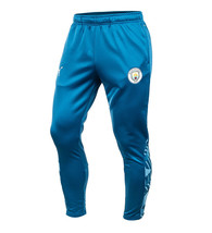 Puma Manchester City Prematch Bench Knit Pants Men&#39;s Soccer Pants NWT 772848-10 - £77.77 GBP