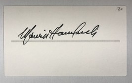 Marvin Hamlisch (d. 2012) Signed Autographed 2x3.5 Signature Card - £15.81 GBP