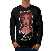 Aries Zodiac Fashion Tee  Men Long Sleeve T-shirt - $14.99