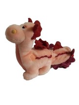 Vintage 1987 Hasbro Be Mores Pink Dragon Dinosaur Stuffed Animal Plush Toy - $11.87