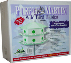 Heath Aluminum Purple Martin 12 Room Bird House - £144.37 GBP