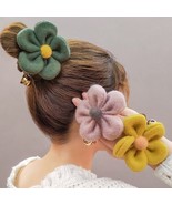 Flower Hair Tie, Scrunchies, Hair Accessories, Elastic ponytail holder F... - $13.68 CAD