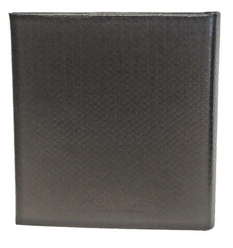 Photo Album Black Textured Cover Holds 100+ 4x6&quot; Pictures Memory Keeper - $7.70