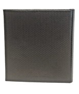 Photo Album Black Textured Cover Holds 100+ 4x6&quot; Pictures Memory Keeper - $7.70