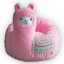 Pink Llama, Beanbag Chair Animal Stuffed Cushion, Plush Shaped Pillow - $845.98 MXN+