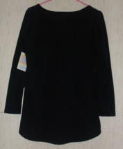 Nwt Womens Lu La Roe Lynnae Long Sleeve Black Dressy Knit Top Size M Usa - £25.69 GBP