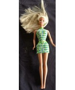 1991 Mattel Barbie Doll – VGC – PRETTY GREEN DRESS &amp; EARRINGS – NICE GEN... - £15.48 GBP