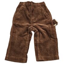 Gymboree Sock Monkey Friends Corduroy Cargo Pants Brown Lion Puppet 18-24 - €21,49 EUR