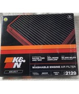 K&amp;N Select Air Filter SA-2129 Washable Filter Fits 1999-2019 Silverado/S... - $93.33 CAD