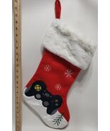 Hobby Lobby Red And white Video Game Controller Christmas Stockings 18 in - $22.76