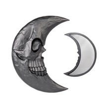 Alchemy Gothic V108 - Black Moon Hand Mirror Mirror Vanity Makeup Halloween - $24.99