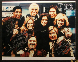 BATTLESTAR GALACTICA :  ( 4- CAST MEMBERS CAST AUTOGRAPH) CLASSIC TV - $222.75