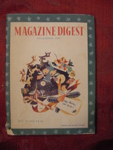 Magazine Digest December 1945 Eleanor Roosevelt Molly Clowes Vanya Oakes - £7.64 GBP
