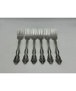 Set of 6 Oneida Stainless Steel MICHELANGELO Salad Forks - €55,70 EUR