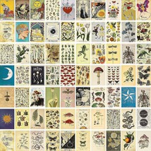 Supow Vintage Wall Collage Kit 70 Pcs. Trendy Bedroom For Teen, Tarot Posters. - £23.72 GBP