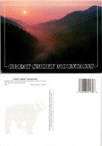 Tennessee Smoky Mountains National Park Sugarland Valley Fog Mist VTG Postcard - £7.35 GBP