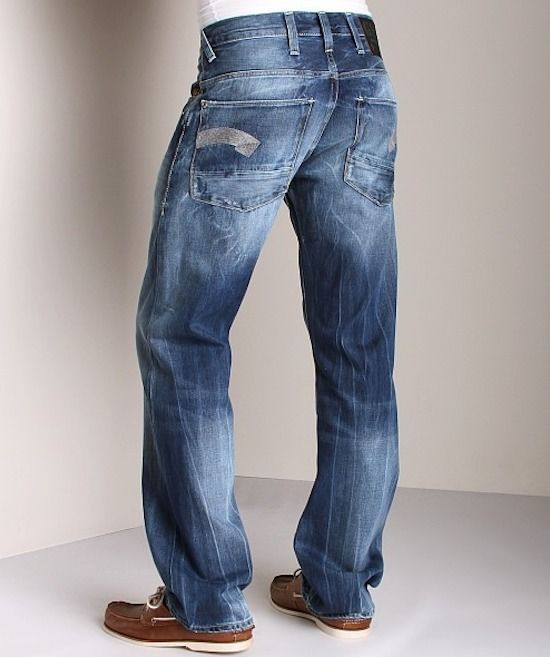 G Star Jeans New Radar Low Loose Dark Aged • Back pocket