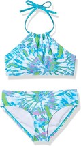 Kanu Surf Girls Camille Beach Sport Halter Bikini 2-Piece Swimsuit ~NEW~ - £14.38 GBP