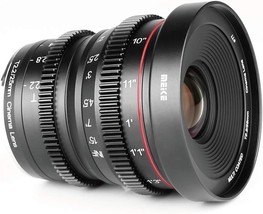Meike 25Mm T2.2 Manual Focus Prime Mini Cinema Lens For Micro Four Thirds Mft - £409.18 GBP