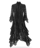 Classic Black Lace Stevie Nicks Vintage Style Lace Bohemian DeLuxe Gypsy... - $410.29 CAD