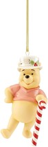 Lenox Disney 2020 Winnie The Pooh Figurine Ornament Christmas Cheer Cane NEW - $24.70