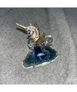 22kt Gold Tipped Glass Unicorn - $27.08 CAD