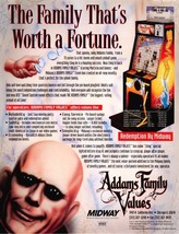 Addams Family Values Arcade Flyer Uncle Fester Horror Art Vintage Promo - £12.08 GBP