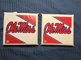 2 Wincraft Sports Ole Miss Rebels Sporting Event Seat Cushions U Of Mississippi - £15.64 GBP