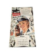 Vintage 1953 Coca Cola Calendar U.S Navy Woman Coke July/August Mid Cent... - $105.74 CAD