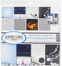 Reminisce Collection Kit 12&quot;X12&quot;-Game Day Hockey - £17.01 GBP