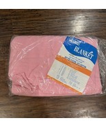 Vintage Montgomery Ward Lightweight Blanket Soft Pink 80X108 Full XL Ble... - €34,22 EUR