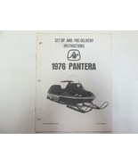 1976 Arctic Cat Pantera Set Up and Pre-Delivery Instructions Manual OEM - $14.50