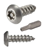 200 Quantity Of #6 × 3/4&quot; Button Head Torx Security Sheet Metal Steel Sc... - $1,079.39 MXN