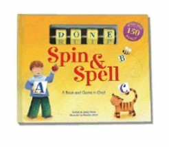 Spin and Spell : A Book and Game in One! by Jessica Perez 2005 Hardcover... - $3.55