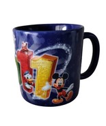 2011 Disneyland Resort Blue Mug Mickey Donald Goofy Chip Dale - $12.86