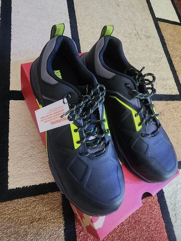 MEN SIZE 10 KODIAK LKT1 TS COMPOSITE SAFETY TOE WORK-BOOT ( BLACK/ YELLO... - $44.55