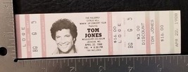 TOM JONES - VINTAGE APRIL 22, 1988 UNUSED WHOLE CONCERT TICKET JACKSON, ... - £11.79 GBP