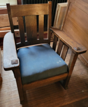 Gorgeous Mission Arts Crafts Stickley? Porch Oak Rocking Chair - £356.72 GBP