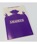 Vintage 1982 AMADEUS Her Majesty&#39;s Theatre Playbill - £6.90 GBP