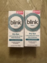 2 Pack Blink Tears Mild-moderate Lubricating Eye Drops 15mlEXP.11/23 - £15.68 GBP