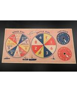 Vtg Game Board Spinner for Blockade Game by Corey Military Strategy 40's - $29.99