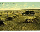 Harvesting Dry Grown Wheat Postcard Barkalow Bros  - $10.89