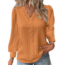 Women&#39;s Tops Yellow Tunic Summer Autumn Long Sleeve - £16.69 GBP