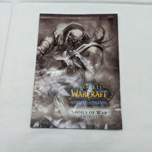 Spoils Of War Checklist And Rules Update For World Of Warcraft Miniatures Game - £7.22 GBP
