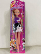Barbie(R) LOOK-A-LIKE Doll: Beauty Vogue Girl Blk SKIRT/PURP Free Ship Us! New - £7.91 GBP