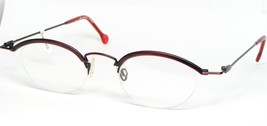 Vintage F + A Fashion 2208 020 Rouge/Noir Lunettes 46-19-140mm Allemagne - £35.63 GBP